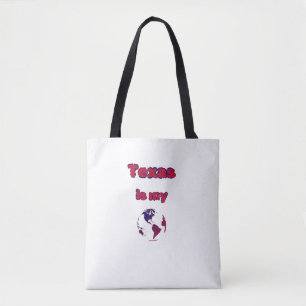 Wiederverwendbare Einkaufstasche "Texas is my Worl Tasche