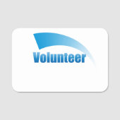 Wiederverwendbare Freiwillige Namensschild (Vorderseite)