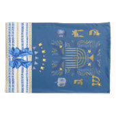 Wiederverwendbare Hanukkah Geschenk Wrap 3 - Beute Kissenbezug (Rückseite)