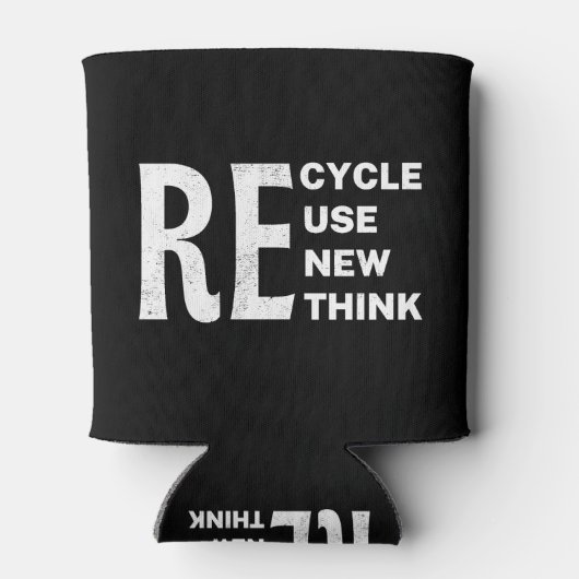 Wiederverwendbare Lebensmitteltasche Dosenkühler (Rückseite)