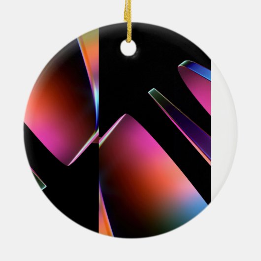 Wiederverwendbare Lebensmitteltasche Keramik Ornament (Hinten)