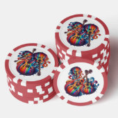 Wiederverwendbare Lebensmitteltasche Pokerchips (Stapel)
