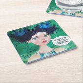 wiederverwendbare Papierküstenmotorschiffe Rechteckiger Pappuntersetzer (angewinkelt)