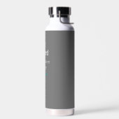Wiederverwendbare Sportflasche im ästhetischen Des Trinkflasche (Links)