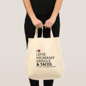 Wiederverwendbare Tasche mit Norwegischer Flagge H (Vorderseite (Produkt))