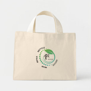 Wiederverwendbare Tasche Reduce Reuse Recycle Ec