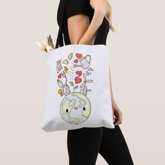 Wiederverwendbare Taschentasche des Veilchens Tasche (Von Nahem)