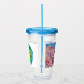 Wiederverwendbarer Cup & Stroh Rette unseren Ocean Acryltrinkbecher (Rechts)