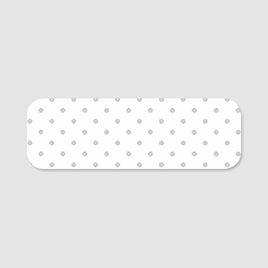 Wiederverwendbares Whiteboard-Name-Tag Namensschild (Vorderseite)