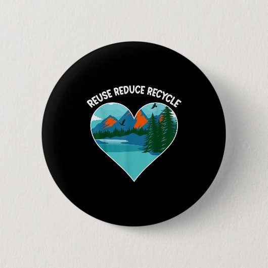 Wiederverwenden Reduzieren Recyceln Button (Vorderseite)