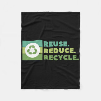 Wiederverwenden Reduzieren Wiederverwerten Umwelta Fleecedecke