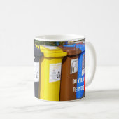 Wiederverwendung Recycelnd farbige Recycelnd Beine Kaffeetasse (VorderseiteRechts)