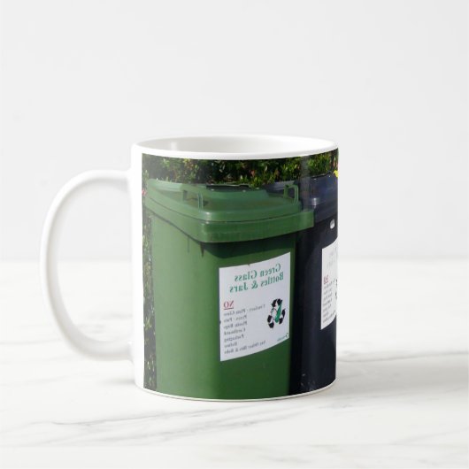 Wiederverwendung Recycelnd farbige Recycelnd Beine Kaffeetasse (Links)