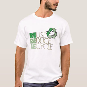 Wiederverwendung Reduzieren Gerecycelt T - Shirt