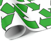 Wiederverwendung und Recycle Geschenkpapier (Rolleneckpunkt)