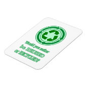Wiederverwendung und Recycle Magnet (Linke Seite)