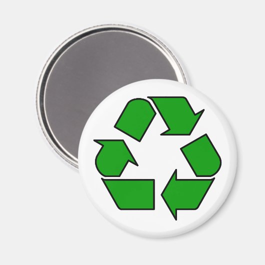 Wiederverwendung und Recycle Magnet (Vorderseite/Rückseite)