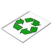 Wiederverwendung und Recycle Notizblock (Linke Seite)