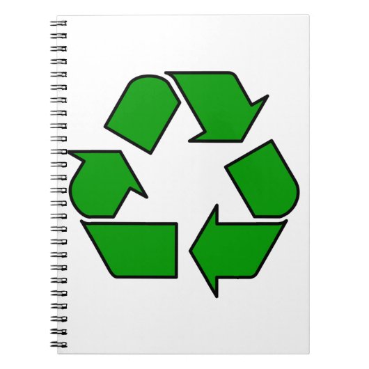 Wiederverwendung und Recycle Notizblock (Vorderseite)