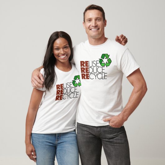 Wiederverwendung verringern recyceln T - Shirt (Unisex)