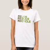 Wiederverwendung verringern recyceln T - T-Shirt (Vorderseite)