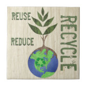 Wiederverwendung Verringerung des Gerecycelt Baumh Fliese (Vorderseite)