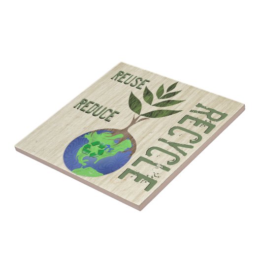 Wiederverwendung Verringerung des Gerecycelt Baumh Fliese (Seite)