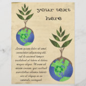 Wiederverwendung Verringerung des Gerecycelt Baumh Flyer (Vorne)