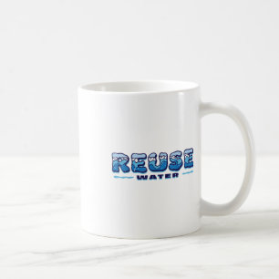 Wiederverwendung von Wasser, Umweltschutz, Umweltn Kaffeetasse