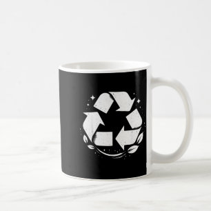 Wiederverwertung Recycling-Symbol Tag der Erde Jun Kaffeetasse