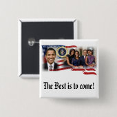 Wiederwahl 2012 Präsidenten-Obama Button (Vorne & Hinten)