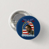 Wiederwahl von Barack Obama für 2012 Button (Vorne & Hinten)