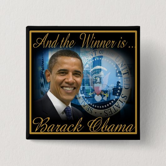 Wiederwahl von Präsident Obama 2012 Button (Vorderseite)