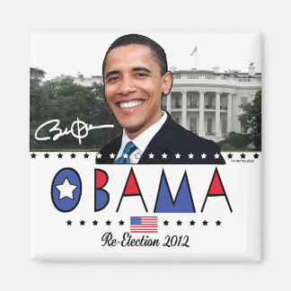 Wiederwahl von Präsident Obama 2012 Gear Magnet
