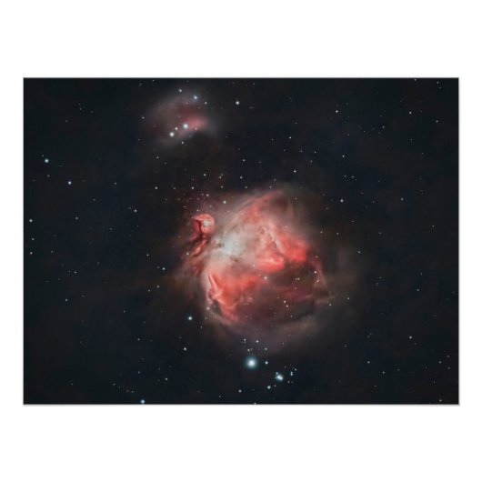 Wiege der Sterne: Strahlendes Herz des Orionnebels Poster (Vorderseite)