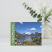 Wiege, Tasmanien, Australien Postkarte (Stehend Vorderseite)