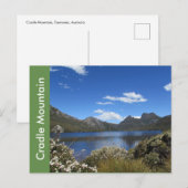 Wiege, Tasmanien, Australien Postkarte (Vorne/Hinten)