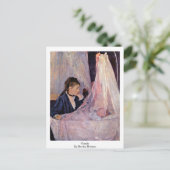 Wiege von Berthe Morisot Postkarte (Stehend Vorderseite)