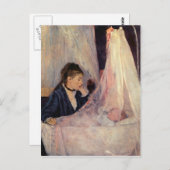 Wiege von Berthe Morisot Postkarte (Vorne/Hinten)