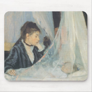 Wiege von Berthe Morisot, Vintage Impressionismus Mousepad
