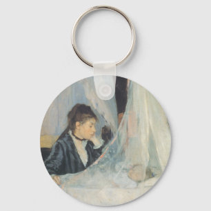 Wiege von Berthe Morisot, Vintage Impressionismus Schlüsselanhänger