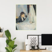 Wiege von Berthe Morisot, Vintager Impressionismus Poster (Heimbüro)