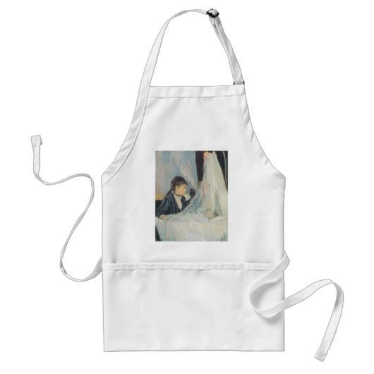 Wiege von Berthe Morisot, Vintager Impressionismus Schürze (Vorne)