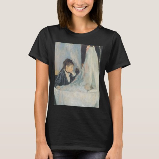 Wiege von Berthe Morisot, Vintager Impressionismus T-Shirt (Vorderseite)