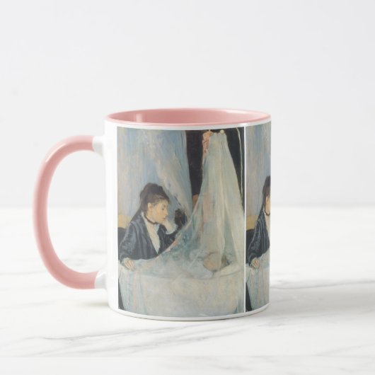 Wiege von Berthe Morisot, Vintager Impressionismus Tasse (Links)