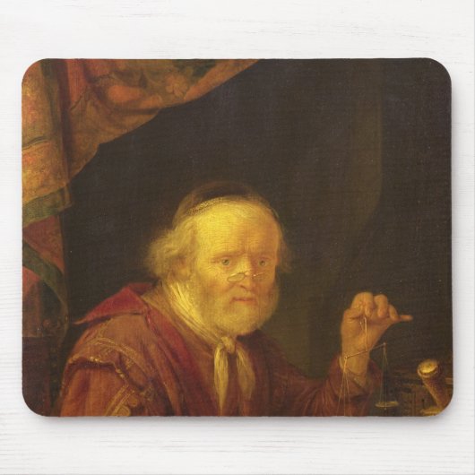 Wiegen des Goldes Mousepad (Vorne)