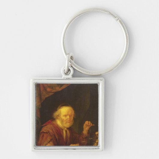 Wiegen des Goldes Schlüsselanhänger (Vorne)