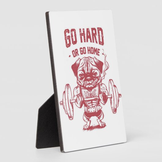 Wiegen Sie ab oder gehen Sie auf Zuhause Mops Fotoplatte (Seite)