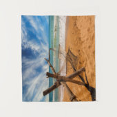 Wiegen Sie auf ein tropisches Strandurlaubsort | Wandteppich (Vorderseite)