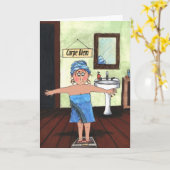 wiegen Sie Verlust tcard Karte (Gelbe Blume)